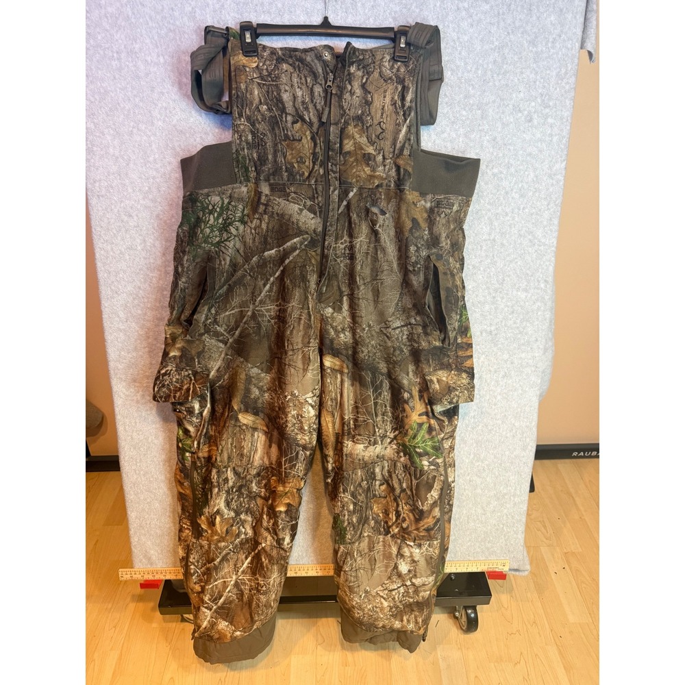 Realtree Edge Camo Hunting Bibs Mens XL Insulated Overalls Camouflage RTB20005